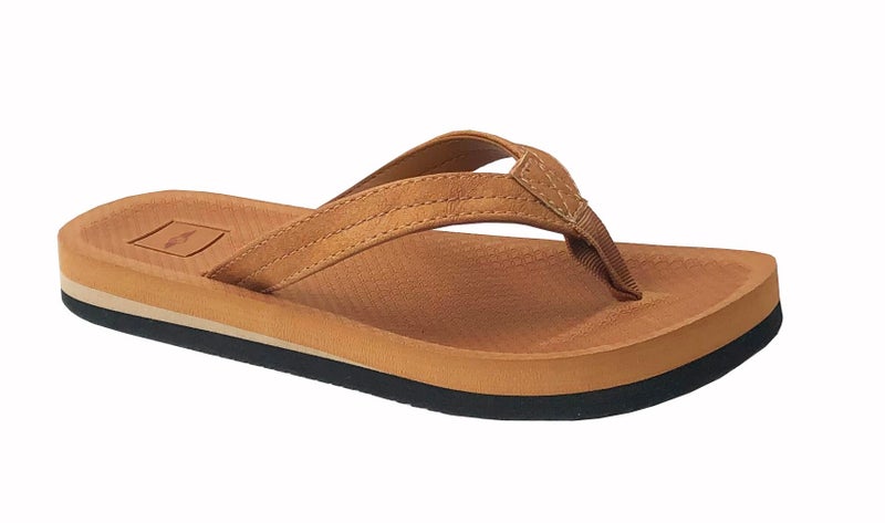 REDVOLUTION Girls Classic Braided Accented Beach Sandals Casual Flip Flop Surfer Girl - Image 3